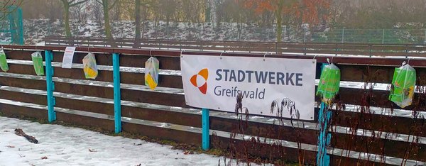 Februar 2021 – Kinderzaun in Wolgast